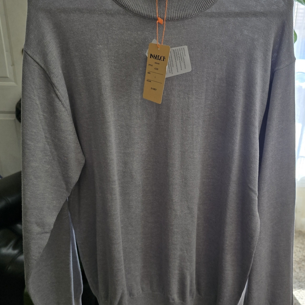 Nautica Men's Essential Gray Crewneck Sweater